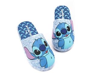 Disney Lilo and Stitch Zapatillas Para Mujer | Las damas se deslizan en el personaje de puntada azul Kidult mercancía mocasines de la casa regalo para ella