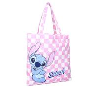 Disney Lilo e Stitch Bag It Up - Bolsa Shopper Shopping Bag - Dimensiones 40 x 40 x 1 cm - Color rosa y morado, Rosa Y Púrpura