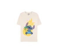 Disney Lilo Pineapple Stitch-Short Sleeved T-Shirt-XL Merchadising, White, Unise