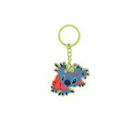 Disney Lilo & Stich - Llavero de goma, Azul 3, One Size, Casual