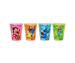 Disney Lilo & Stitch 4 Piece 1.5oz Mini Plastic Cup Set