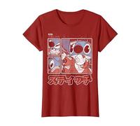 Disney Lilo & Stitch 626 Stitch Day Kanji Panels Camiseta, Mujer, Arándano, M