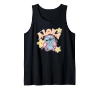 Disney Lilo & Stitch Aloha Cute Stitch Bright Big Chest Logo Camiseta sin Mangas