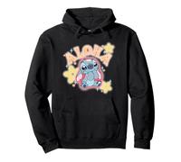 Disney Lilo & Stitch Aloha Cute Stitch Bright Big Chest Logo Sudadera con Capucha
