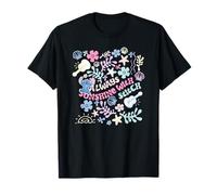 Disney Lilo & Stitch Always Sunshine With Stitch Sea Floral Camiseta