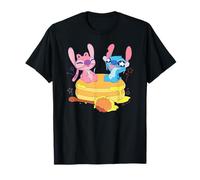 Disney Lilo & Stitch Amazing Cakes Happy Angel & Stitch Logo Camiseta