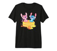 Disney Lilo & Stitch Amazing Cakes Happy Angel & Stitch Logo Camiseta premium