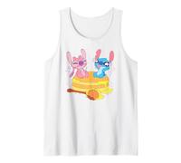 Disney Lilo & Stitch Amazing Cakes Happy Angel & Stitch Logo Camiseta sin Mangas