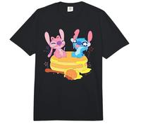Disney Lilo & Stitch Amazing Cakes Happy Angel & Stitch Logo Comfort Colors Adult Heavyweight T-shirt