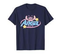 Disney Lilo & Stitch Angel Star Experiment 624 Chest Logo Camiseta