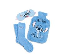 Disney Lilo & Stitch Azul Stitch Bolsa de agua caliente con antifaz y calcetines