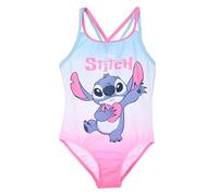 Disney Lilo & Stitch - Bañador de una pieza para niña de verano para playa y piscina, secado rápido, 116-152, Rosa., 152