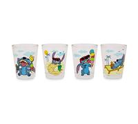 Disney Lilo & Stitch Beach Day - Juego de 4 vasos de chupito de 1.5 onzas
