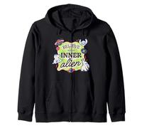 Disney Lilo & Stitch Believe In Your Inner Alien Retro Logo Sudadera con Capucha