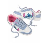 Disney Lilo/Stitch, Bluey - Zapatillas deportivas para niños y niñas, cómodas, con cierre de ajustable, tallas 25-30, azul claro, 28 EU