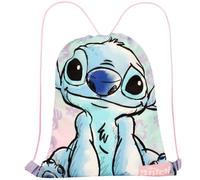 Disney Lilo & Stitch - Bolsa con cordón para niñas | Bonita mochila escolar para gimnasio, natación y educación física | Bolsas de entrenamiento ligeras para niños y adolescentes