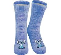 Disney Lilo & Stitch Calcetines de cabaña - Calcetines de punto para mujer, calcetines mullidos de invierno, calcetines cálidos, color lila, morado, 35 - 38