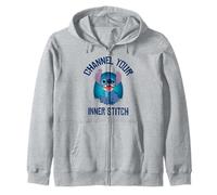 Disney Lilo & Stitch Channel Your Inner Stitch Chest Logo Sudadera con Capucha