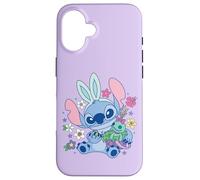 Disney Lilo & Stitch Cute Easter Bunny Stitch and Scrump Carcasa para iPhone 16