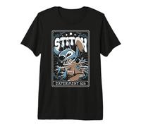 Disney Lilo & Stitch Experiment 626 Vintage Tarot Poster Camiseta premium