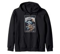 Disney Lilo & Stitch Experiment 626 Vintage Tarot Poster Sudadera con Capucha