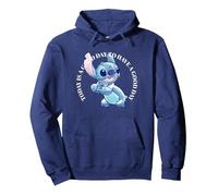 Disney Lilo & Stitch Good Day Sudadera con Capucha, Unisex para adultos, Azul Marino, XXL