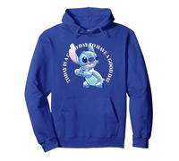 Disney Lilo & Stitch Good Day Sudadera con Capucha, Unisex para adultos, Azul Real, XL