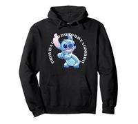 Disney Lilo & Stitch Good Day Sudadera con Capucha, Unisex para adultos, Negro, M