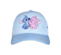 Disney Lilo & Stitch - Gorra infantil para niña - Stitch & Angel Gorra de béisbol ajustable azul
