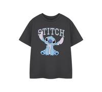 Disney Lilo & Stitch Gris College Camiseta de manga corta Chicas