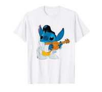 Disney Lilo & Stitch Iconic Elvis Stitch Ready To Play Logo Camiseta