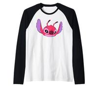 Disney Lilo & Stitch Leroy Experiment 629 Villain Big Face Camiseta Manga Raglan
