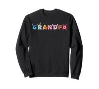 Disney Lilo & Stitch Letters Grandpa Birthday Family Trip Sudadera