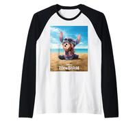 Disney Lilo & Stitch Live-Action Movie Funny Vaiana Poster Camiseta Manga Raglan