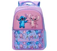 Disney Lilo & Stitch Mochila, Mochila Niña Stitch Y Angel, Talla Única
