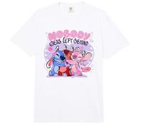 Disney Lilo & Stitch Nobody Gets Left Behing Sketch Big Logo Comfort Colors Adult Heavyweight T-shirt