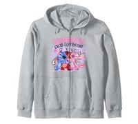 Disney Lilo & Stitch Nobody Gets Left Behing Sketch Big Logo Sudadera con Capucha