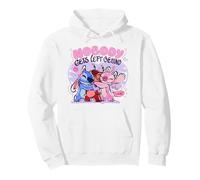 Disney Lilo & Stitch Nobody Gets Left Behing Sketch Big Logo Sudadera con Capucha