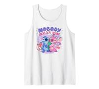 Disney Lilo & Stitch Nobody Gets Left Behing Sketch Logo Camiseta sin Mangas