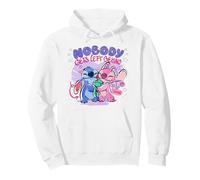 Disney Lilo & Stitch Nobody Gets Left Behing Sketch Logo Sudadera con Capucha