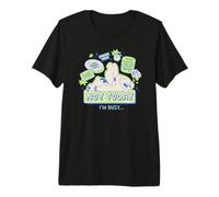 Disney Lilo & Stitch Not Today I'm Busy Neon Retro Big Logo Camiseta premium