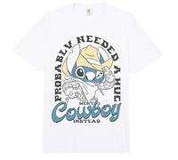 Disney Lilo & Stitch Probably Needed A Hug Cowboy Poster Comfort Colors Adult Heavyweight T-shirt