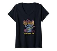 Disney Lilo & Stitch Rock Concert Experiment 626 Band V-Neck T-Shirt