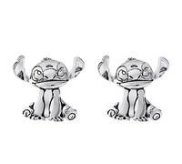 Disney lilo & stitch silver plated stitch stud earrings