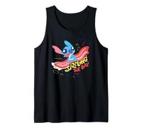 Disney Lilo & Stitch Sizzling The Day Bacon Surfing Logo Camiseta sin Mangas