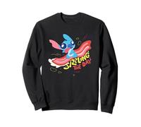 Disney Lilo & Stitch Sizzling The Day Bacon Surfing Logo Sudadera