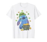 Disney Lilo & Stitch St. Patrick's Day Happy Pot of Gold Camiseta