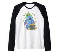 Disney Lilo & Stitch St. Patrick's Day Happy Pot of Gold Camiseta Manga Raglan