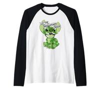 Disney Lilo & Stitch St. Patrick's Day Stitch Shenanigans Camiseta Manga Raglan