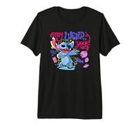 Disney Lilo & Stitch Stay Weird To Your Self Colorful Sketch Camiseta premium
